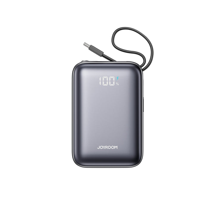Външна батерия Joyroom JR-PBF29 20000mAh 22.5W с двоен кабел - черна
