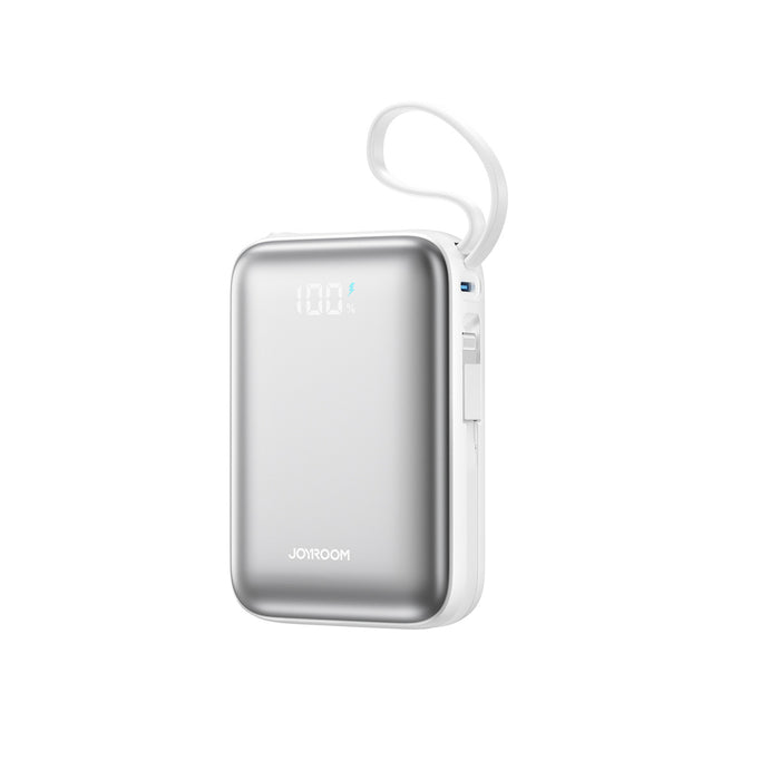 Външна батерия Joyroom JR-PBF29 20000mAh 22.5W с двоен кабел - бяла