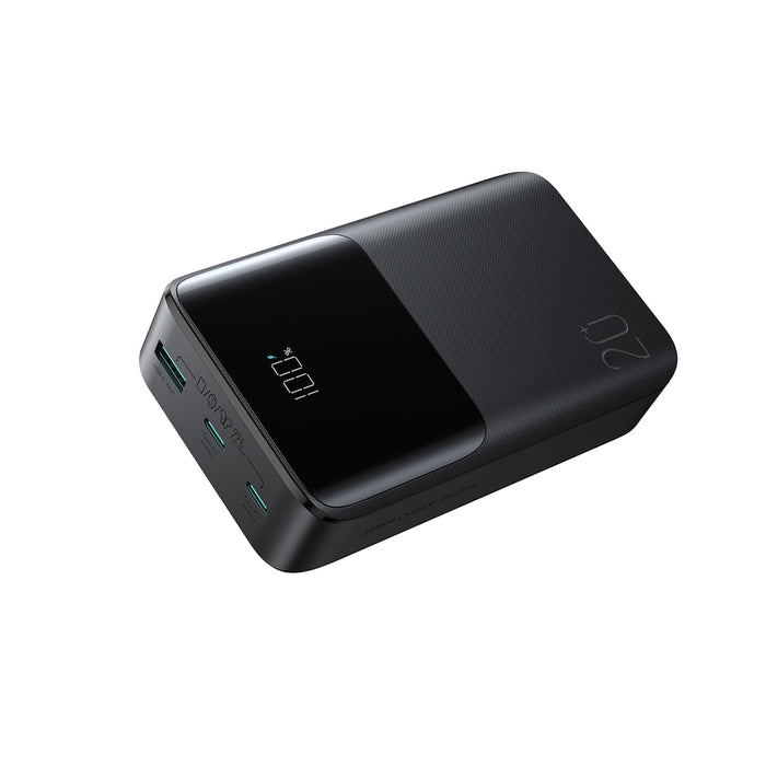 Joyroom JR-QP192 Star Series Mini 20000mAh 22.5W Преносима батерия Powerbank с дигитален дисплей - черен