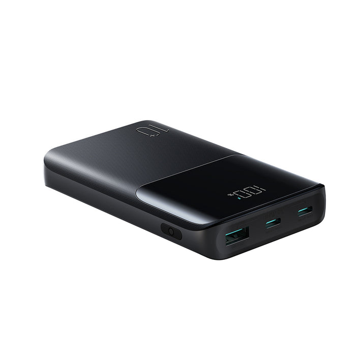 Joyroom JR-QP191 Star Series Mini 10000mAh 22.5W Преносима батерия Powerbank с дигитален дисплей - черен