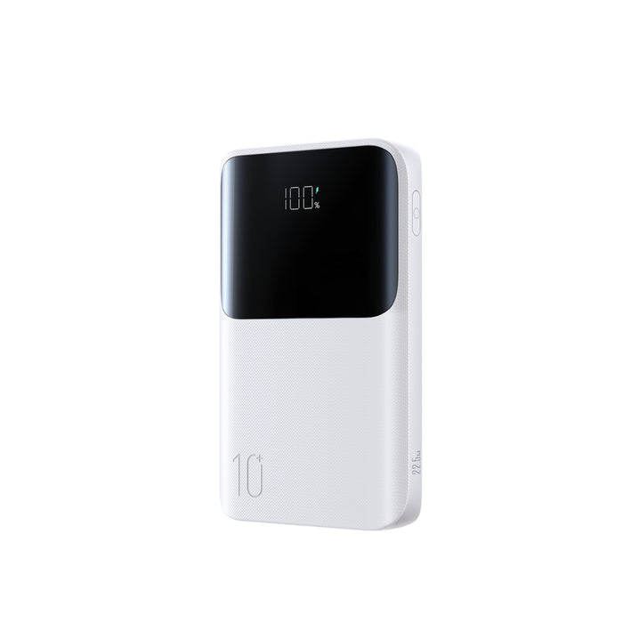 Joyroom JR-QP191 Star Series Mini 10000mAh 22.5W Преносима батерия Powerbank с дигитален дисплей - бял