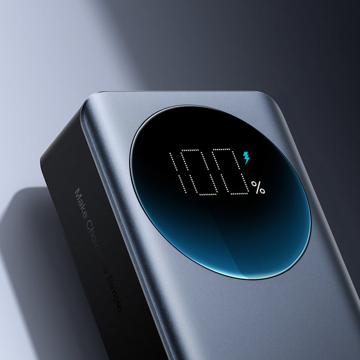 Външна батерия Joyroom JR-PBF05 Pro 30000mAh 65W с дигитален дисплей 2x USB-C 1x USB-A - Черна