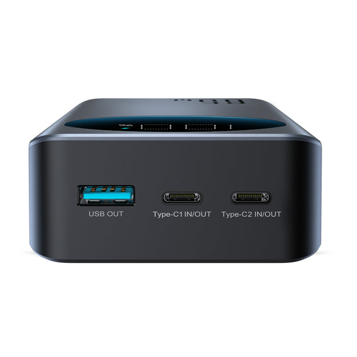 Външна батерия Joyroom JR-PBF05 Pro 30000mAh 65W с дигитален дисплей 2x USB-C 1x USB-A - Черна