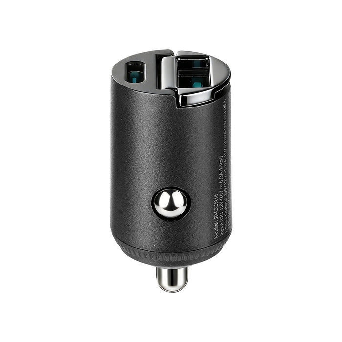 Joyroom JR-CCN18 65W A+C мини зарядно за кола с пулверизатор, черно