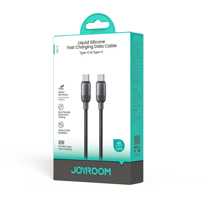 Joyroom S-A62 Lively Series 60W USB-C - USB-C кабел 1.2 м - черен