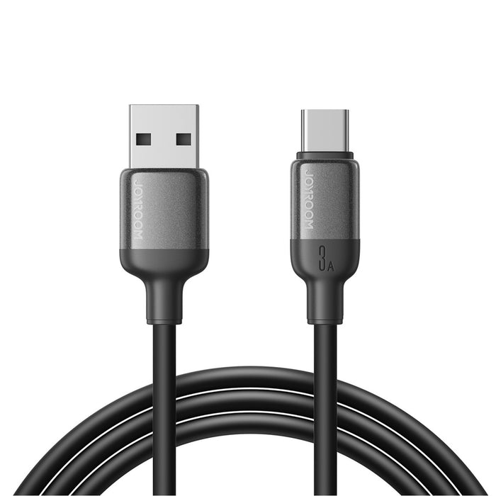 Кабел Joyroom S-A62 Lively Series 3A USB-A - USB-C 1.2 м - черен