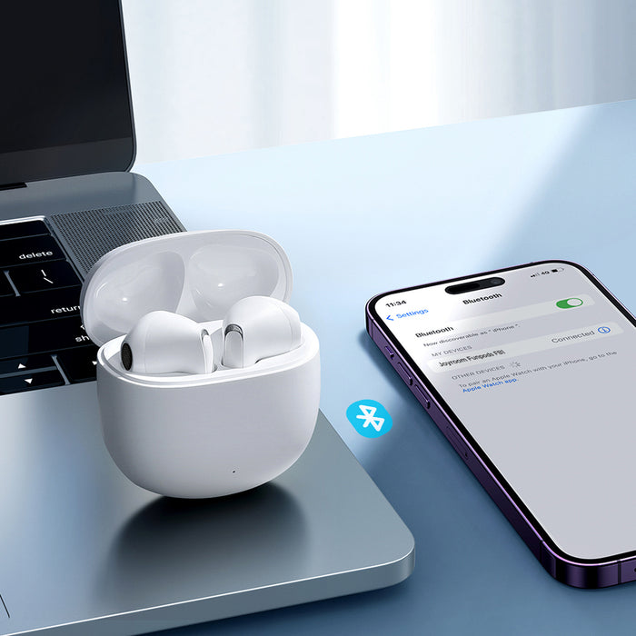 Безжични слушалки Joyroom JR-FB1 Funpods Bluetooth 6.0 за уши TWS - бели