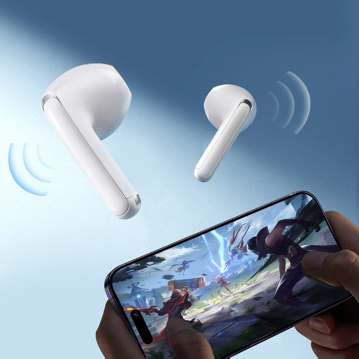 Безжични слушалки Joyroom JR-FB1 Funpods Bluetooth 6.0 за уши TWS - бели