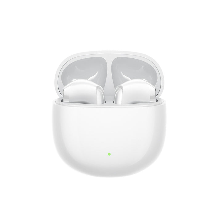 Joyroom JR-FB1 Funpods Bluetooth 6.0 TWS безжични слушалки с AI функции - бели