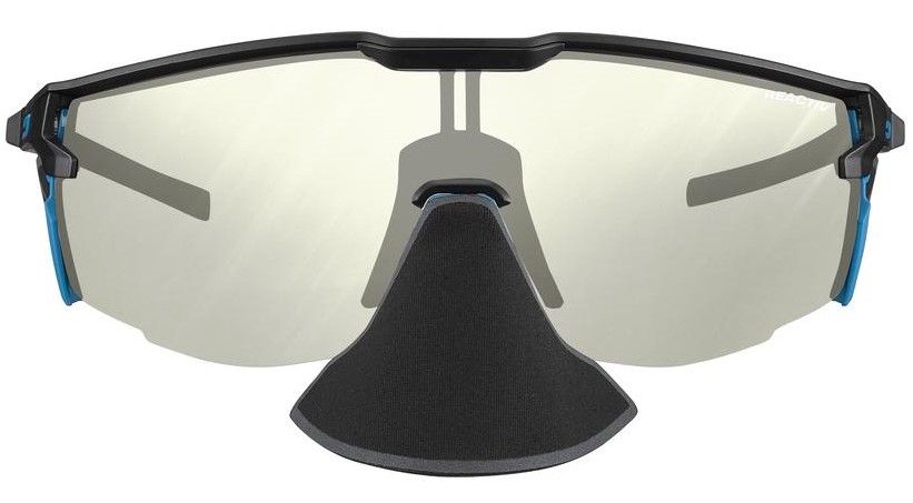 Слънчеви очила Julbo - Ultimate Cover, R 0-4HC, черно/сини
