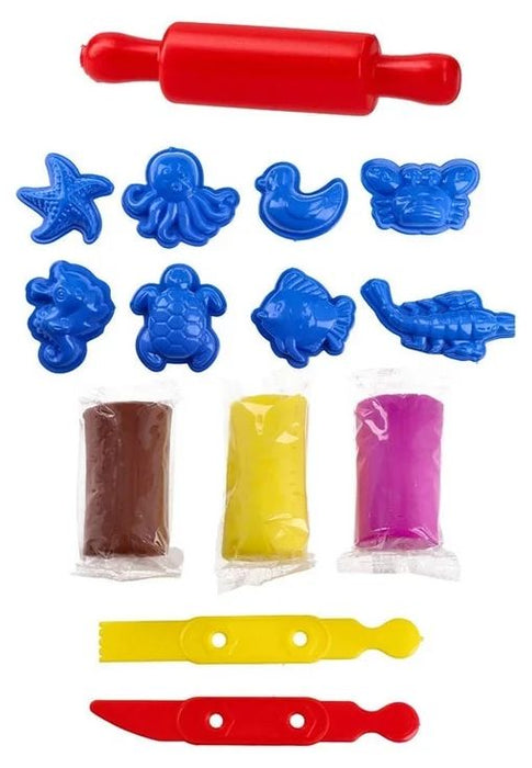 Комплект за моделиране Junior Funny Clay - Морски животни