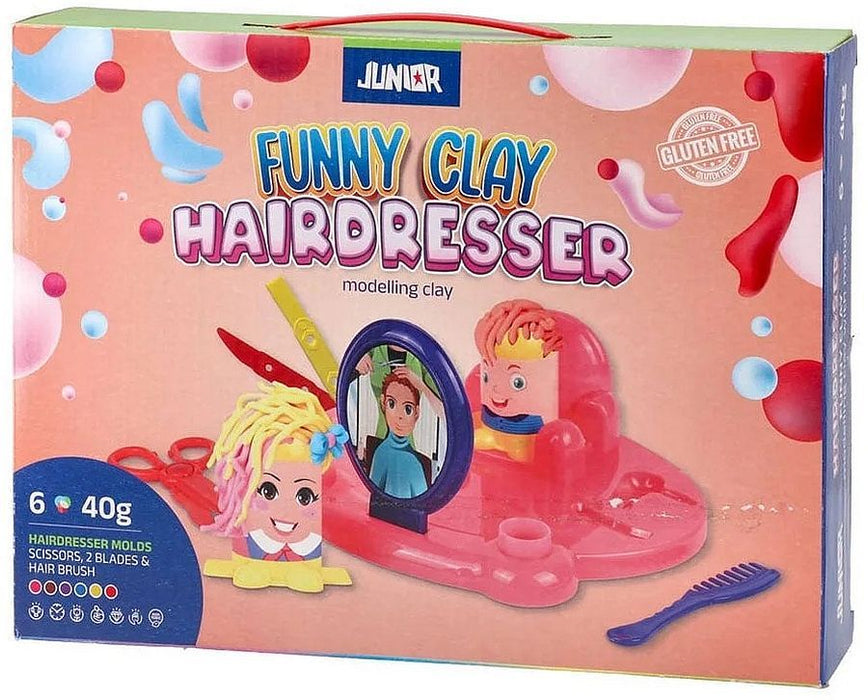 Комплект за моделиране Junior Funny Clay - Фризьор