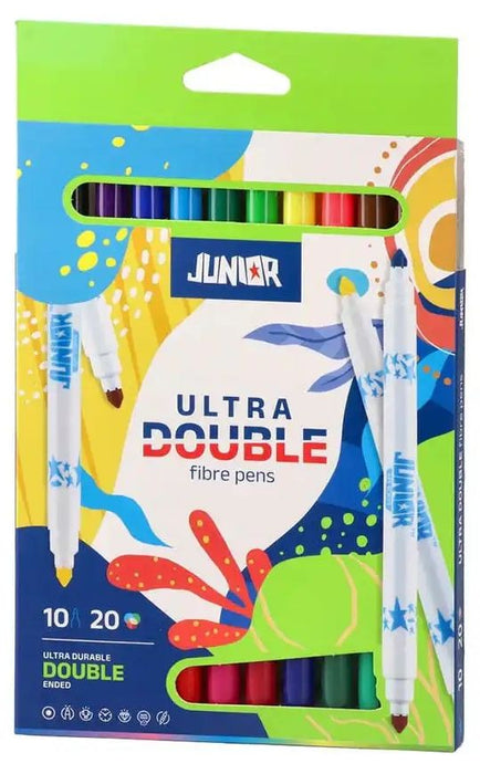 Двувърхи флумастери Junior - Ultra Double, 20 цвята