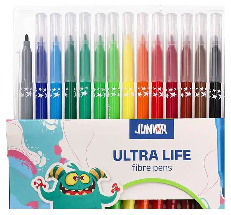 Флумастери Junior - Ultra Life, 18 цвята