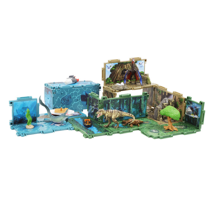JURASSIC WORLD Мини Клетка с Динозавър