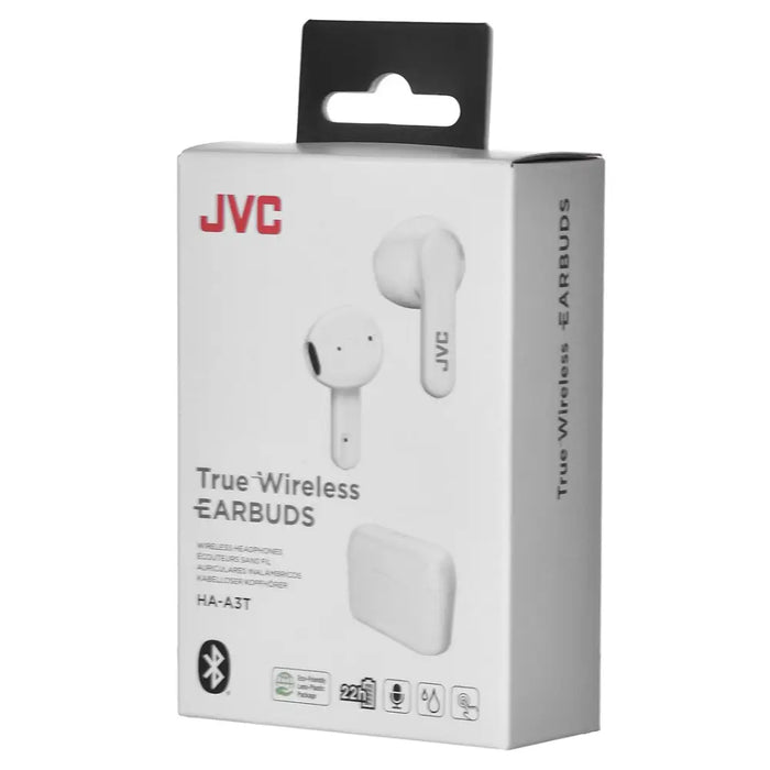 JVC EARBUDS HA-A3T СЛУШАЛКИ HAA-3TWU (БЕЗЖИЧНИ ЗА УШИ БЕЛИ)