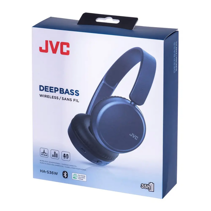 JVC HAS-36WAU BT слушалки сини