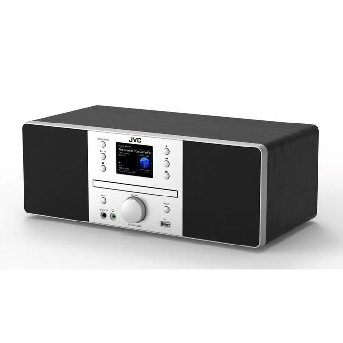 JVC RD-E874B Tower Bluetooth 20 W черен сребрист