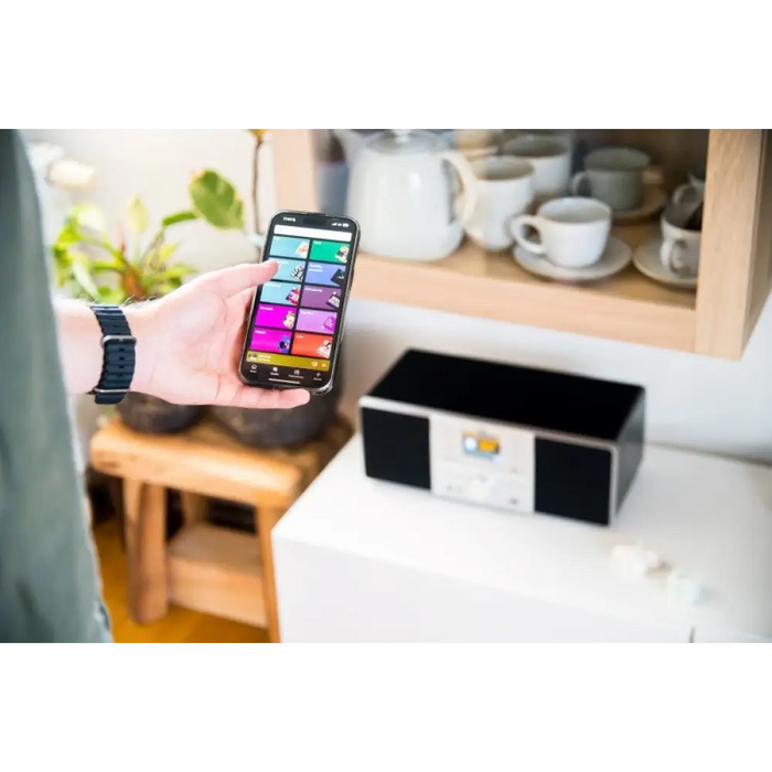 JVC RD-E874B Tower Bluetooth 20 W черен сребрист