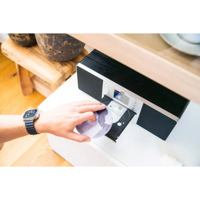 JVC RD-E874B Tower Bluetooth 20 W черен сребрист