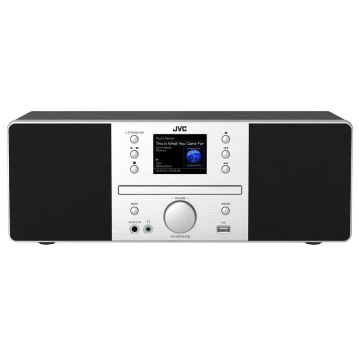 JVC RD-E874B Tower Bluetooth 20 W черен сребрист