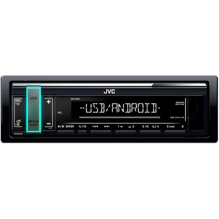 Авто Ресийвър JVC KD-X161 4 X 50 W, USB