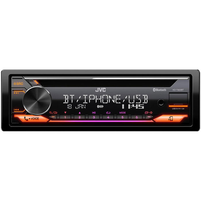 Авто Ресийвър JVC KD-T922BT BLUETOOTH, 4 X 50 W, USB