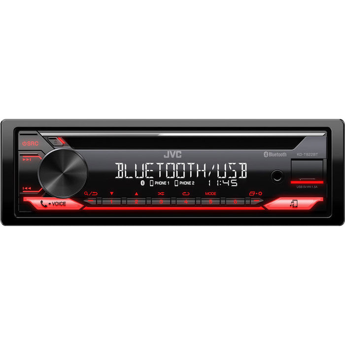 Авто Ресийвър JVC KD-T822BT BLUETOOTH, 4 X 50 W, USB