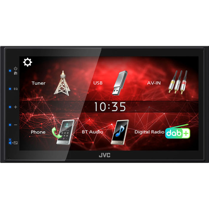 Авто Ресийвър JVC KW-M27DBT BLUETOOTH, 4 X 45 W, USB