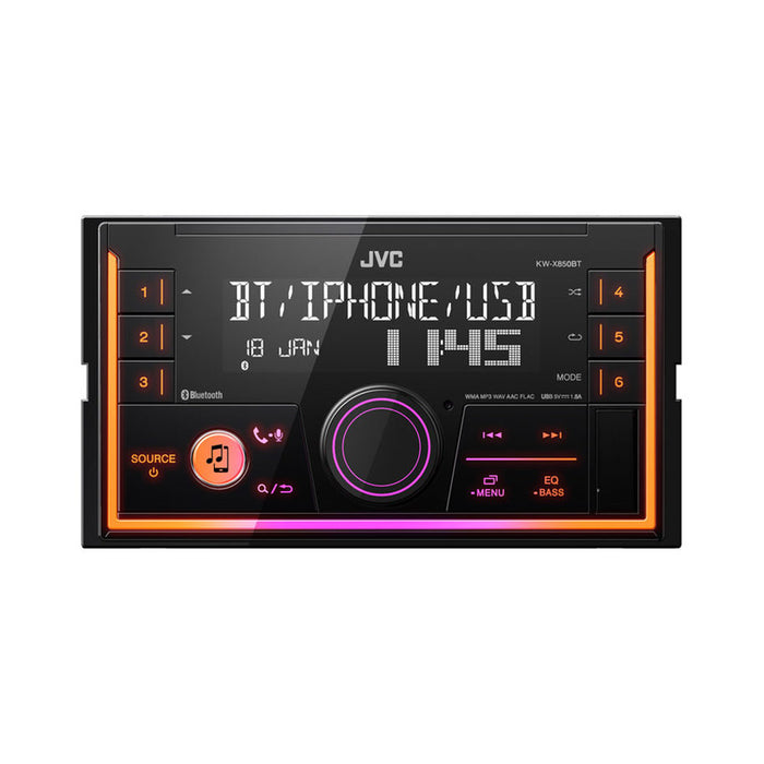 Авто Ресийвър JVC KW-X850BT BLUETOOTH, 4 X 50 W, USB