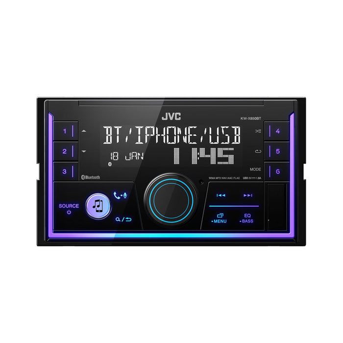 Авто Ресийвър JVC KW-X850BT BLUETOOTH, 4 X 50 W, USB
