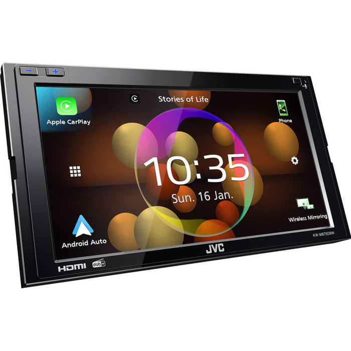 Авто Ресийвър JVC KW-M875DBW BLUETOOTH, 4 X 45 W, USB