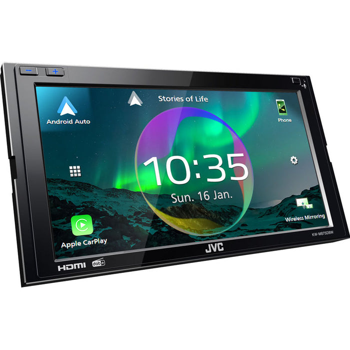 Авто Ресийвър JVC KW-M875DBW BLUETOOTH, 4 X 45 W, USB