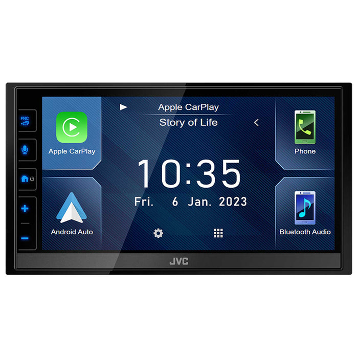 Авто Ресийвър JVC KW-M785DBW BLUETOOTH, 4 X 50 W, USB