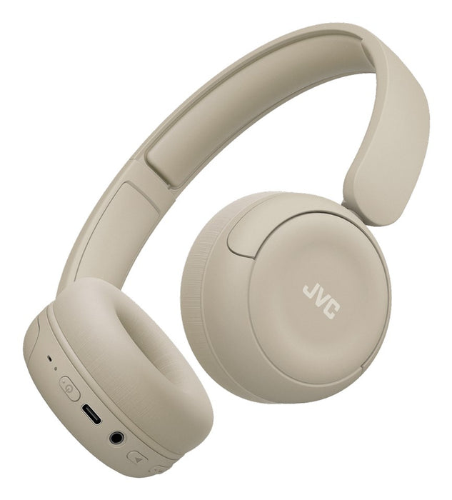 JVC HA-S59W Слушалки с кабел и безжична лента за глава Музика/За всеки ден USB Type-C Bluetooth Бежови