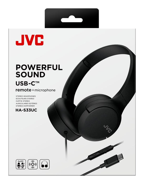 JVC HA-S33UCBU - слушалки, черни