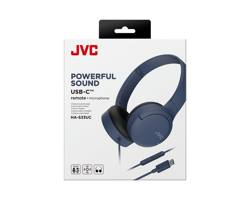 JVC HA-S33UCAU - слушалки, сини
