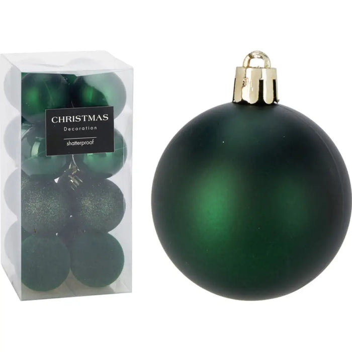 К-КТ КОЛЕДНИ ТОПКИ 5CM 16БР ЗЕЛЕН CAN310030