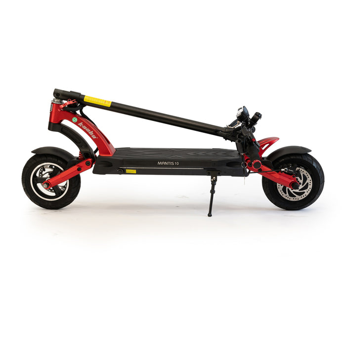 Електрически скутер-тротинетка KAABO MANTIS 10 ECO 800W RED ДО 50 КМ/Ч, ПРОБЕГ ДО 70 КМ