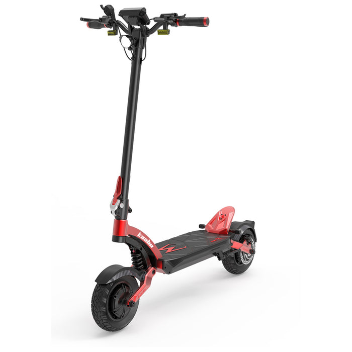 Електрически скутер-тротинетка KAABO MANTIS X PLUS RED ДО 55 КМ/Ч, ПРОБЕГ ДО 75 КМ