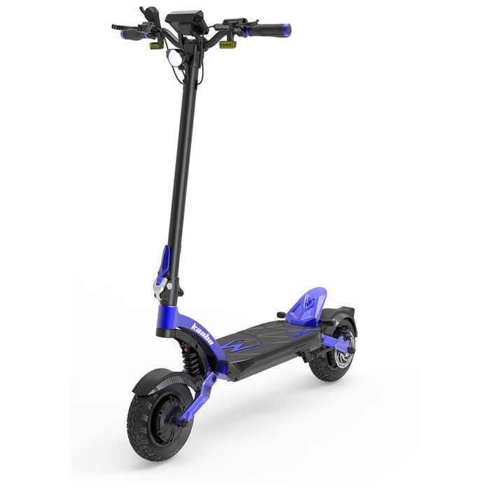 Електрически скутер-тротинетка KAABO MANTIS X PLUS BLUE ДО 55 КМ/Ч, ПРОБЕГ ДО 75 КМ