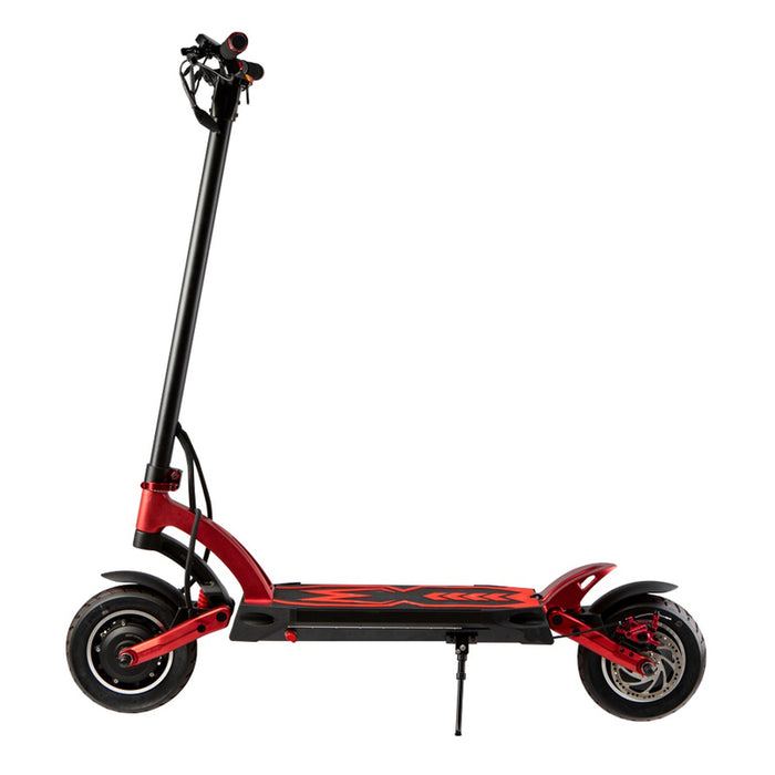 Електрически скутер-тротинетка KAABO MANTIS 10 DUAL PLUS RED ДО 60 КМ/Ч, ПРОБЕГ ДО 70 КМ