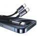 Кабел Usams SJ740 72W 2In1 Aluminum Alloy 1.2m SJ740USB101