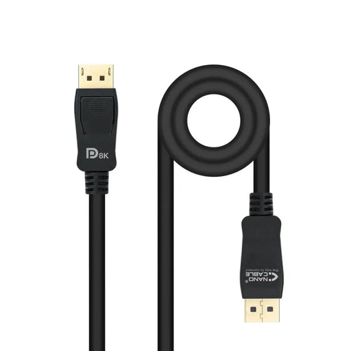 Кабел DisplayPort NANOCABLE 10.15.2502 Черен HDR 8K Ultra HD