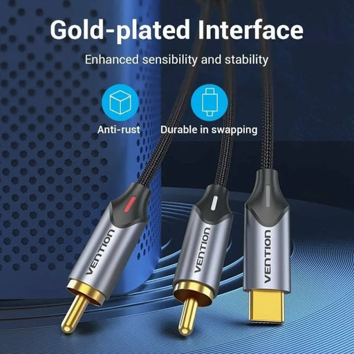 Кабел 3 x RCA към SCART Vention BGUHF