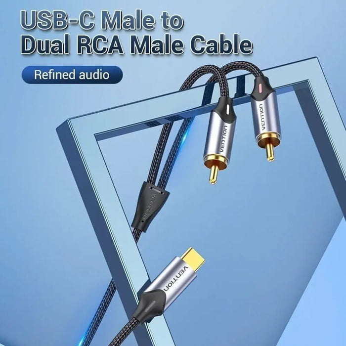 Кабел 3 x RCA към SCART Vention BGUHF