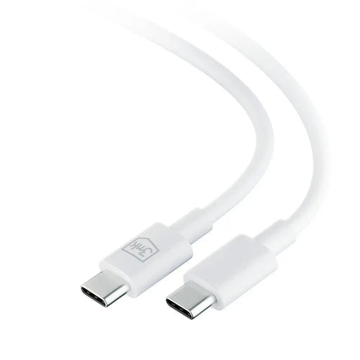 Кабел 3mk Hyper Cable USB-C към USB-C 100W 1.2m бял