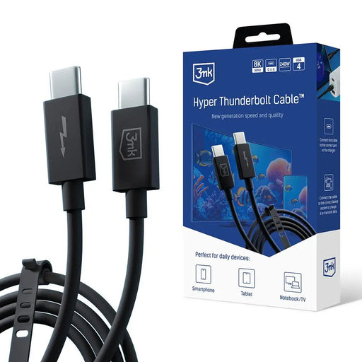 Кабел 3mk Hyper ThunderBolt USB - C 240W