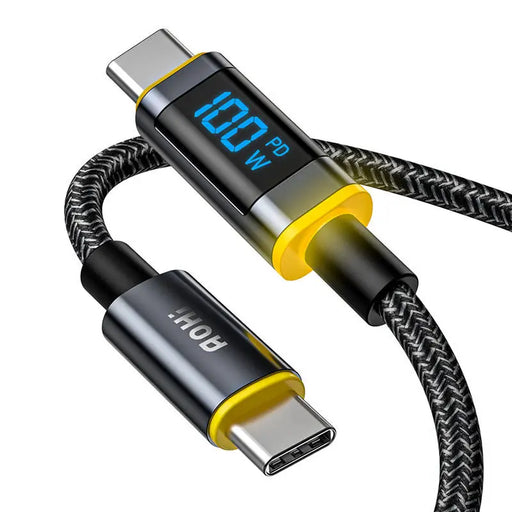 Кабел AOHI AOC - L010 USB - C към USB - C,100W 1.2m