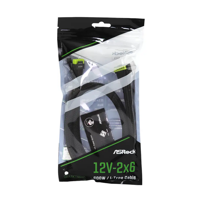 Кабел ASRock 90° 12V-2x6 600W ATX 3.1 and PCIe 5.1